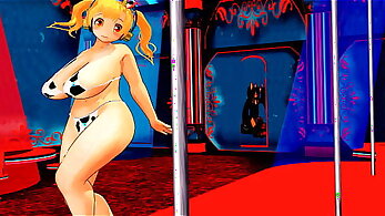 [MMD R18] Chubby is dancing Burlesque